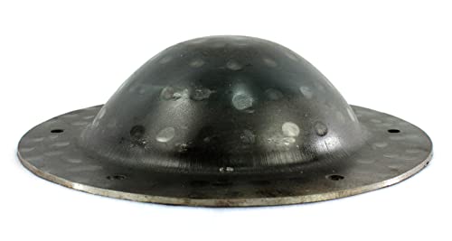 AnNafi® Shield Boss Hand Forged Iron Medieval Umbo Fully Functional Small 12g Mount Close Combat Grade Hema Hammerd Look for Norse Viking Black Death Shield - Image 4