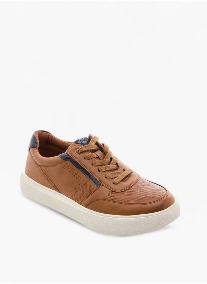 Lee Cooper Men's Panelled Lace-Up Sneakers