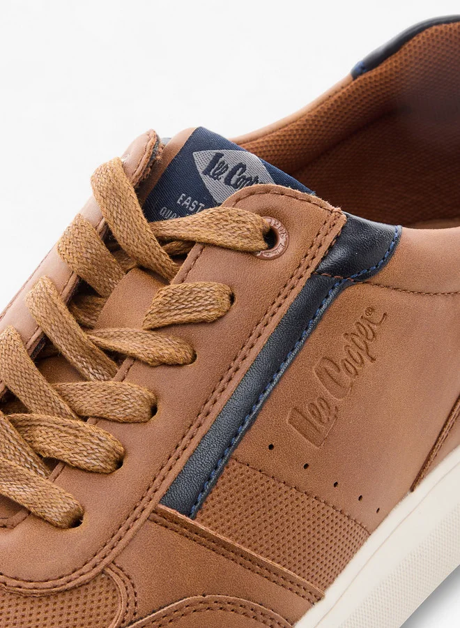 Lee Cooper Men's Panelled Lace-Up Sneakers