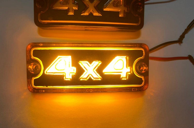 AUTO MT MARUTI GYPSY LED LIGHT 4x4 WRITTEN COLLECTION SIDE PANEL INDICATOR - Image 2