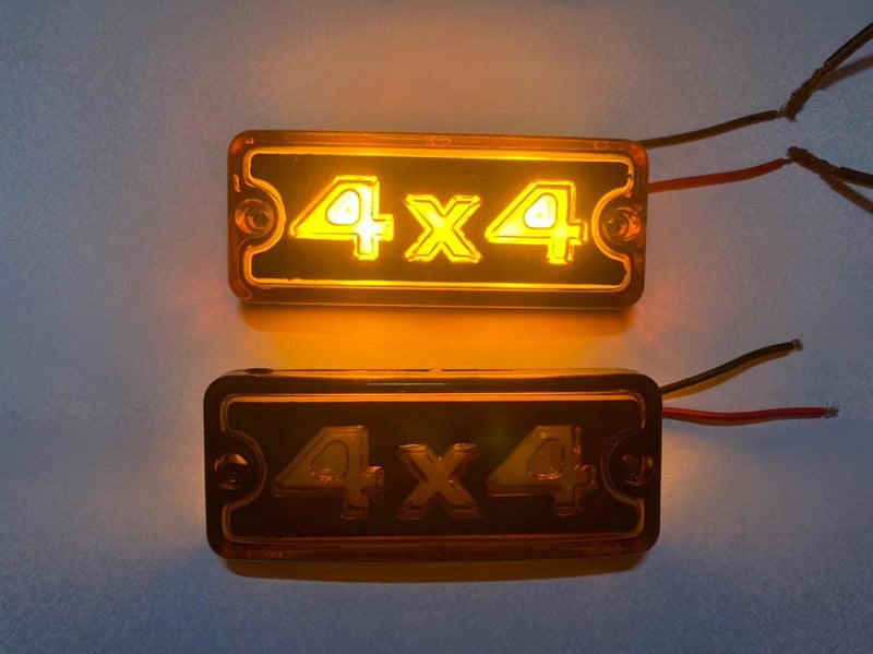 AUTO MT MARUTI GYPSY LED LIGHT 4x4 WRITTEN COLLECTION SIDE PANEL INDICATOR - Image 3