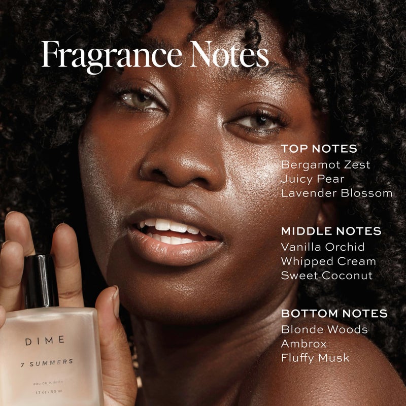 DIME Beauty 7 Summers Perfume for Women, 1.7 oz / 50 ml - Sweet Floral Scent, Clean Fragrance Eau de Toilette, Hypoallergenic - Image 3