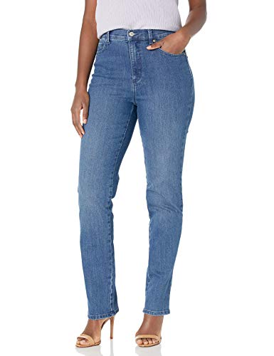 Gloria Vanderbilt Womens Amanda Classic High Rise Tapered Jean Standard Frisco 12 Long
