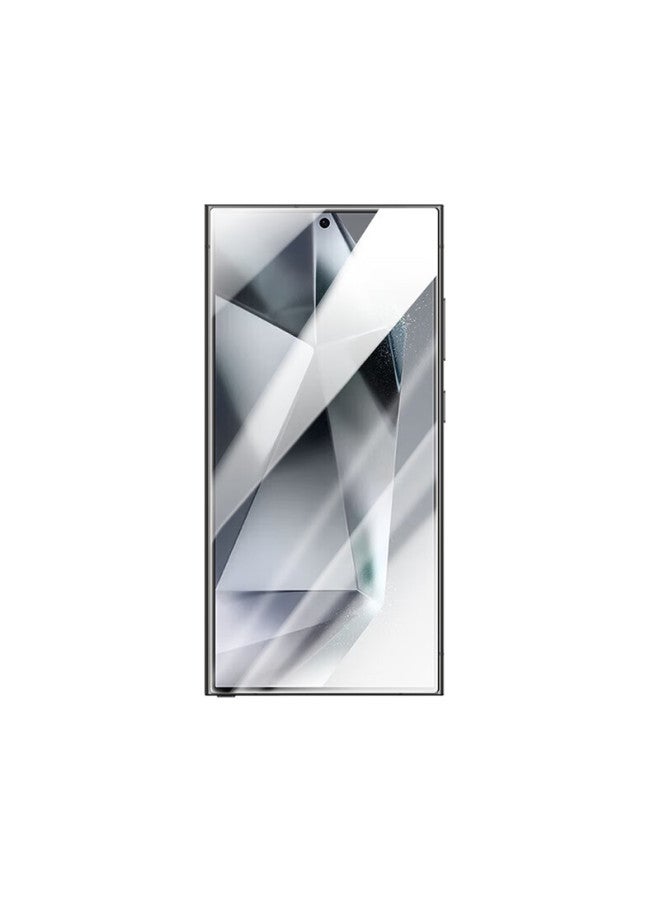 Smorss Tempered Glass Screen Protector For Samsung S24ultra, Ultra Clear Upgrade With Electroplated Black Edge, Full Screen Anti-drop Anti-fingerprint Protective Film For Samsung S24ultra - Image 2