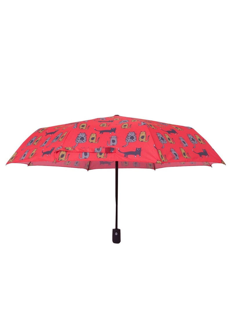 Biggdesign - Biggdesign Cats Mini 8 Ribs Folding Umbrella with UV Protection - Image 1