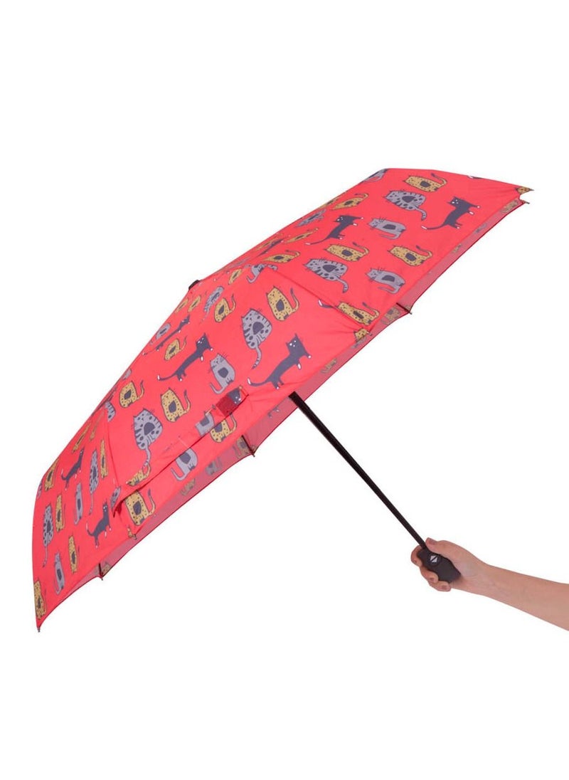 Biggdesign - Biggdesign Cats Mini 8 Ribs Folding Umbrella with UV Protection - Image 1