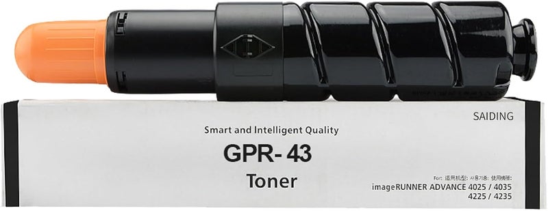 SAIDING Remanufactured GPR43 GPR-43 NPG57 EXV39 4792B003 4792B003AA Toner Cartridge Replacement for Canon imageRUNNER Advance 4025 4035 4225 4235 Printer(30200 Pages,1-Black) - Image 1