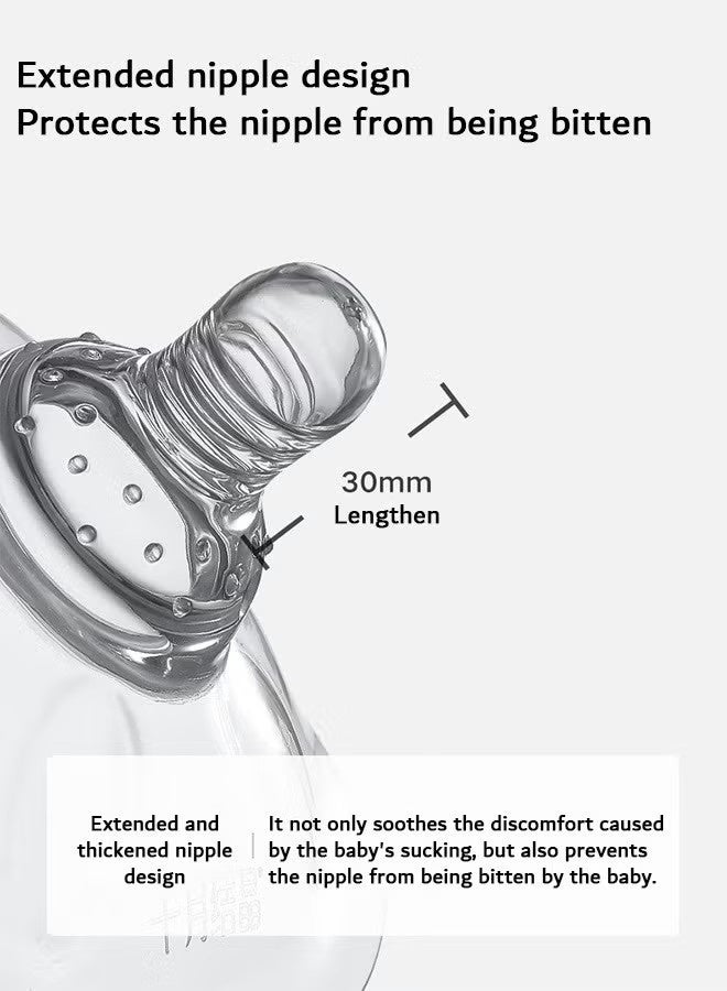 FIRSTAR 2 Pcs Contact Nipple Shields, Ultra-Thin and Super-Soft Food-Grade Silicone Nipple Extender - Image 3