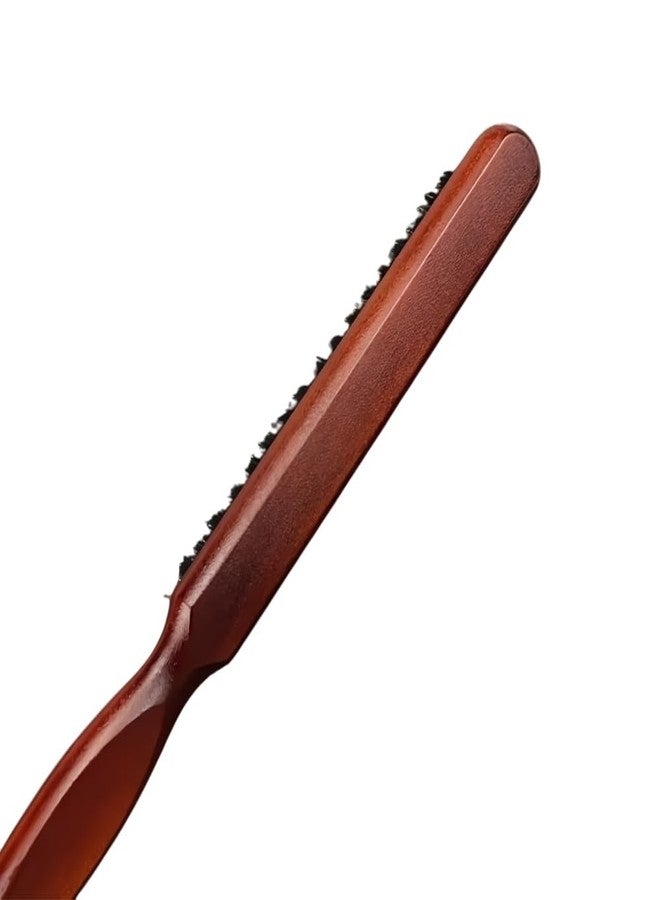 PINAKA Wooden Teasing Brush to Add Volume and Hair Care Scalp Massage for Women Hair Growth, Rat Tail Combs for Back Combing 1 pc - Image 2