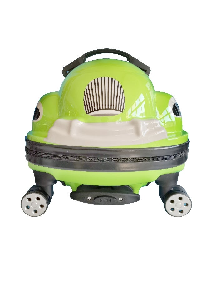 توتشي حقيبة سفر داشموبايل للأطفال بعجلات بتقنية الانزلاق المزدوجة باللون الأخضر اليموني، بأبعاد 19.7 × 13 × 12.2 إنش، T0397 - Image 1
