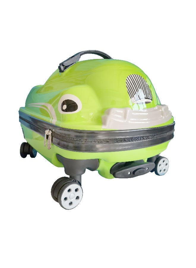 توتشي حقيبة سفر داشموبايل للأطفال بعجلات بتقنية الانزلاق المزدوجة باللون الأخضر اليموني، بأبعاد 19.7 × 13 × 12.2 إنش، T0397 - Image 2