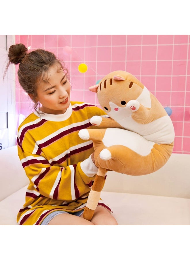 Long Cat Plush Velvet Body Pillow (60cm) - Your Perfect Cuddle & Sleep Companion - Image 4
