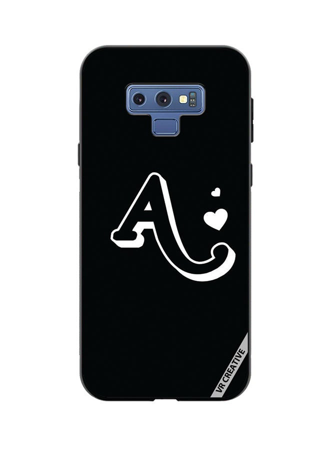 VR CREATIVE Protective Case Cover For Samsung Galaxy Note 9 Letter A Design Multicolour - Image 1