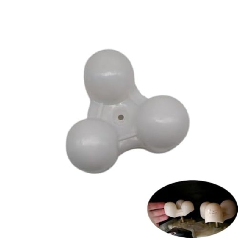 Massage Chair Rotating Ball Replacement Roller Parts 3 Head Unit for Back Neck Full Body Massage Seat Rolling Mechanism Recliner Chairs - Image 1