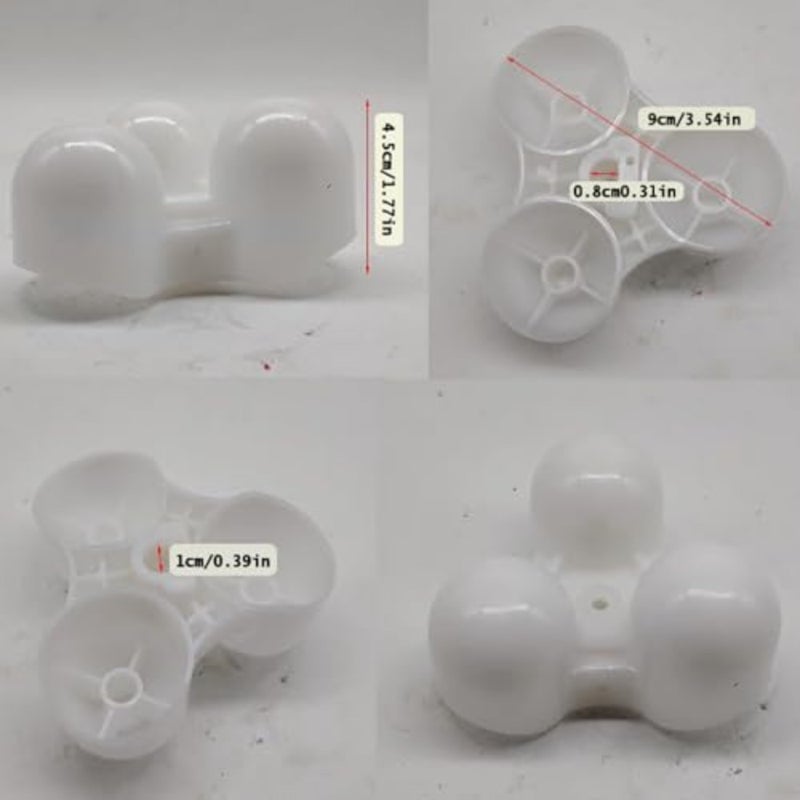 Massage Chair Rotating Ball Replacement Roller Parts 3 Head Unit for Back Neck Full Body Massage Seat Rolling Mechanism Recliner Chairs - Image 2