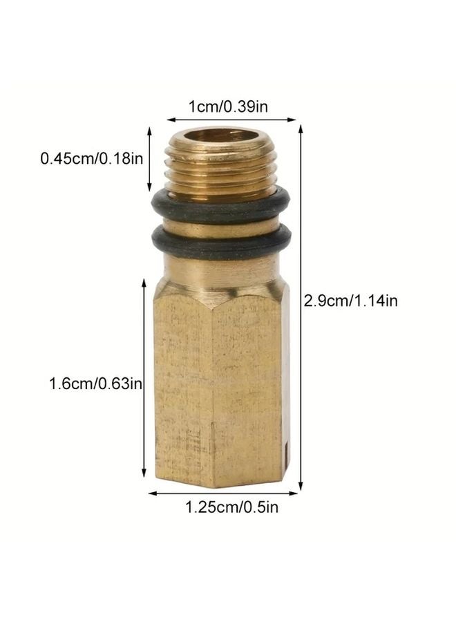 M10 Blanking Cap For Cold And Hot Faucet Tap Flexible Pipe End Water Inlet As Shown Color - Image 4