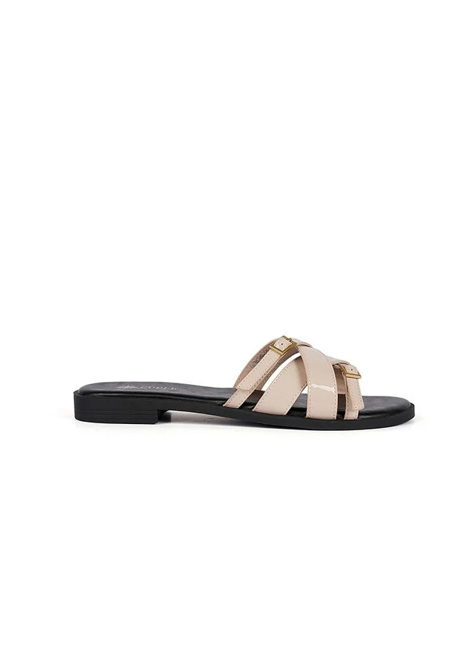 كابلي صندل نسائي سهل الارتداء متعدد الأشرطة