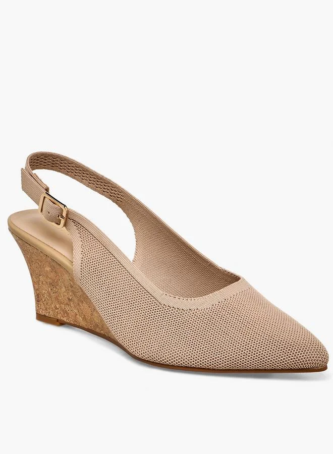 شور ستيب Women Textured Wedge Heel Sandals