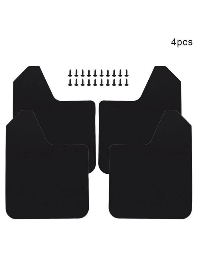 4 Pieces Thickened Universal Mud Flaps For Car Pickup Truck Fender Splash Guards - Image 5