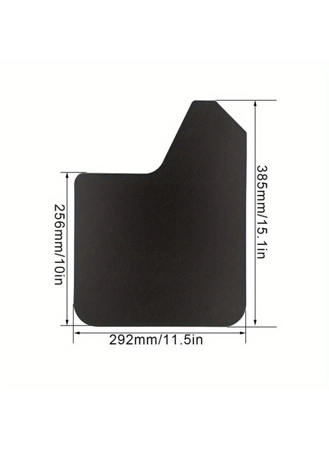 4 Pieces Thickened Universal Mud Flaps For Car Pickup Truck Fender Splash Guards - Image 4