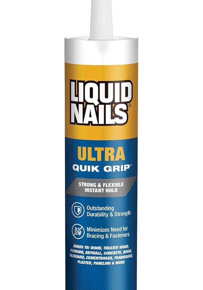 Liquid Nails Ultra Quick Grip Construction Adhesive, 10 oz Cartridge - Image 1