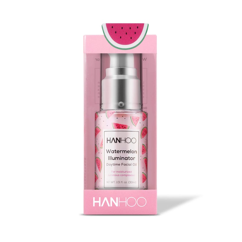 Hanhoo - Watermelon Illuminator Facial Oil | Nourishing and Hydrating Formula - Watermelon and Apple Extract (Daytime Facial Oil) - Image 3