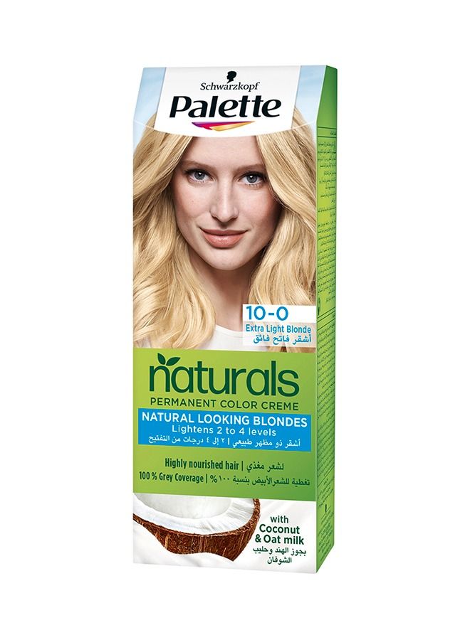 Palette Naturals Permanent Color Crème 10-0  Extra Light Blonde - Image 1