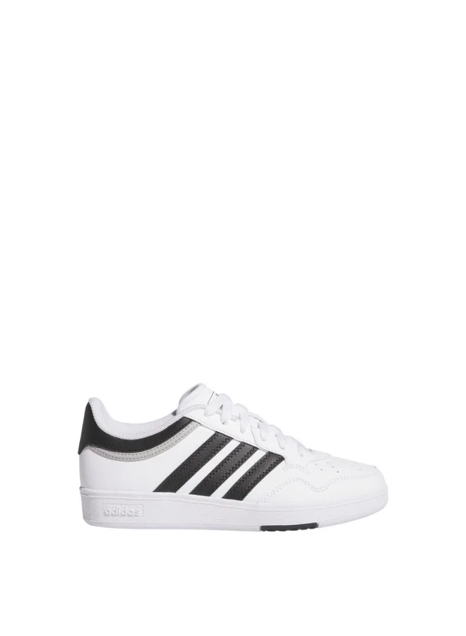 adidas أحذية كرة سلة للأطفال هووبس . جي يو أبيض