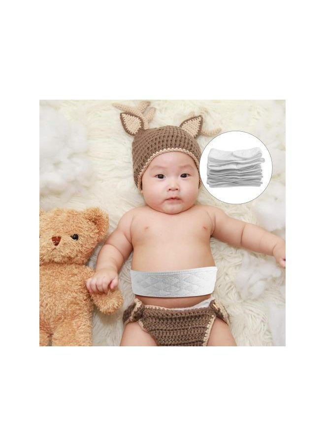WYBOT - 10Pcs Infant Belly Bands Baby Belly Button Band Cotton Infant Abdomen Umbilical Cord Newborn Waist Support Band Navel Warm Cover - Image 1