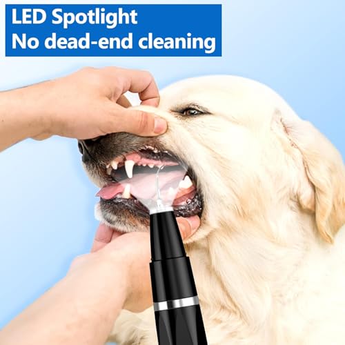 Ni-SHEN Plaque Remover for Teeth - Pet Ultrasonic Cleaner - Teeth Cleaning Kit for Tartar and Stains - Suitable for Dogs and Cats (Black) - Image 4