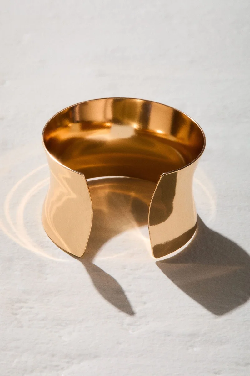 Wide cuff bracelet