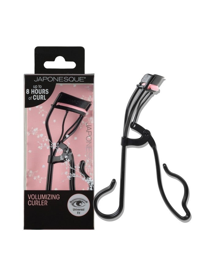 JAPONESQUE Professional Volumizing Lash Curler for Natural & False Lashes on Most Eye Shapes and Large Eyes, 1 Refill Pad, Holds Curl up to 8 Hours - Image 1