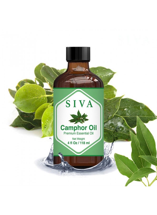 SIVA ORGANICS Siva Camphor Essential Oil 4 Fl Oz with Premium Glass Dropper 100% Pure, Natural, Undiluted, Premium Therapeutic Grade, Great for Skincare, Smooth Hair, Diffuser, Aromatherapy, Soap & Candle  - Image 4