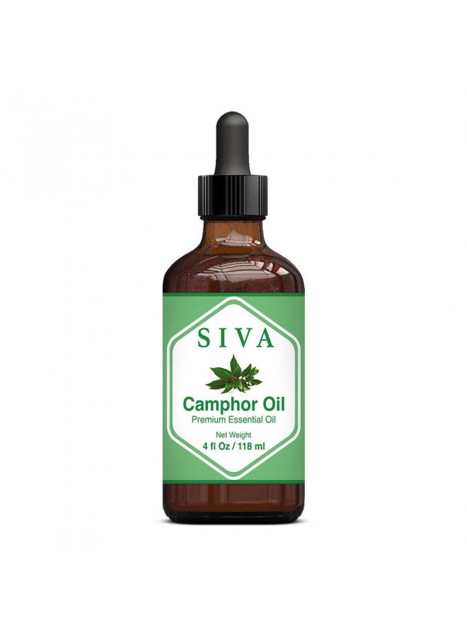 SIVA ORGANICS Siva Camphor Essential Oil 4 Fl Oz with Premium Glass Dropper 100% Pure, Natural, Undiluted, Premium Therapeutic Grade, Great for Skincare, Smooth Hair, Diffuser, Aromatherapy, Soap & Candle  - Image 3