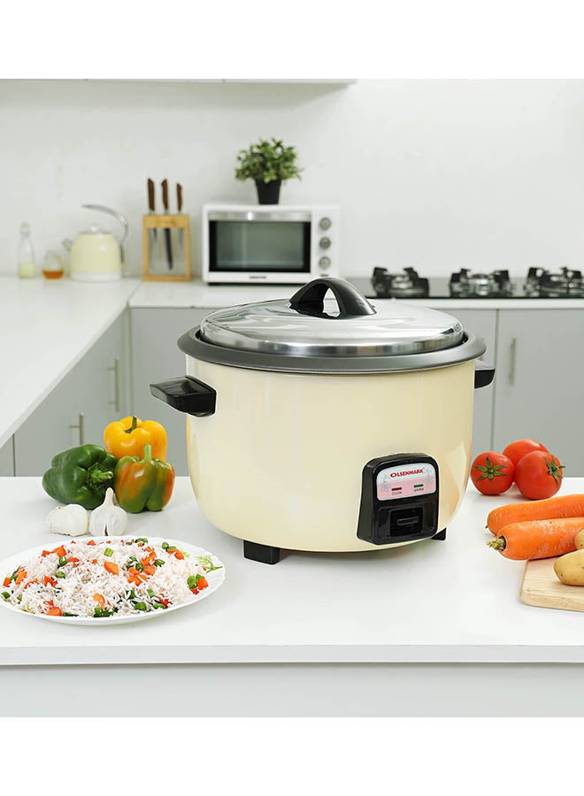 أولسنمارك جهاز طهي الأرز كهربائي بسلك 2 في 1 سعة 4.2 لتر 4.2 L 1600 W OMRC2205 أبيض/ أسود - Image 5