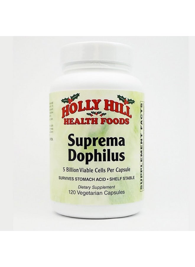 Holly Hill Health Foods - Suprema Dophilus 120 Vegetarian Capsules - Image 1