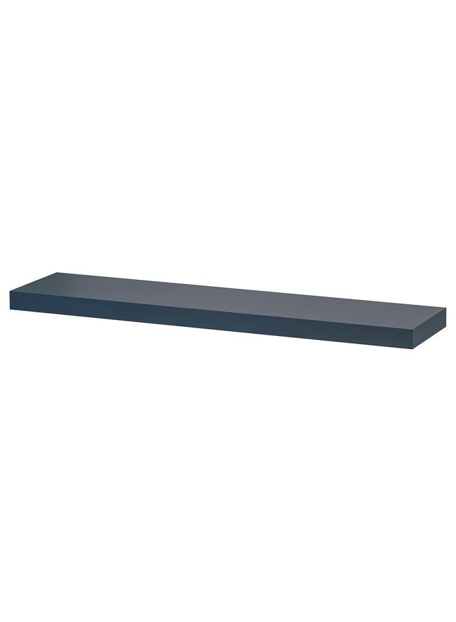 erorex Wall Shelf, Black-Blue, 110X26 Cm - Image 1