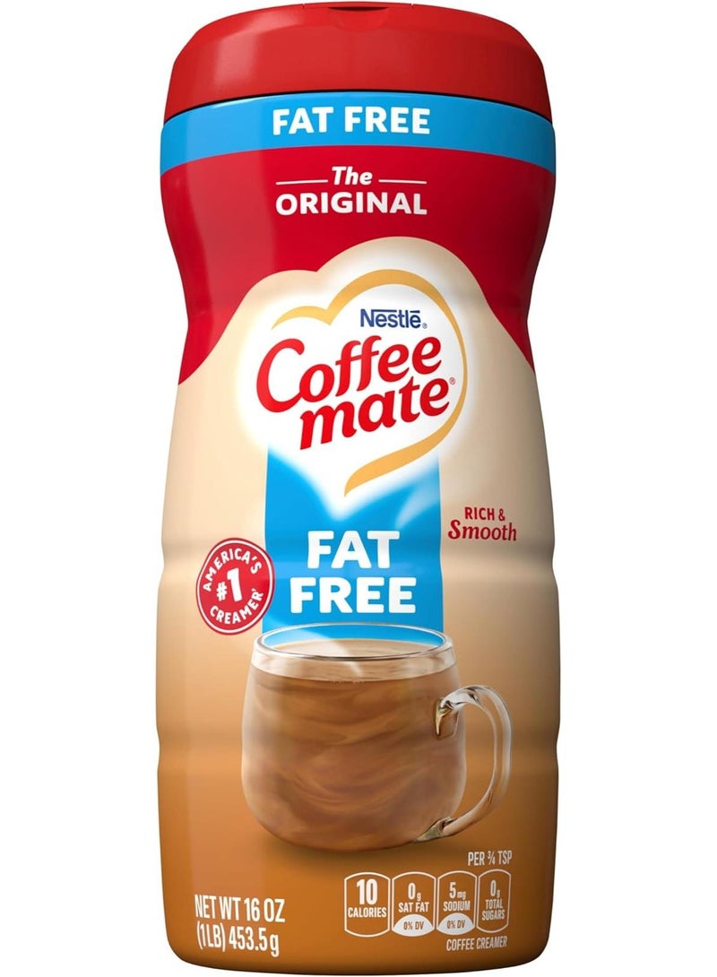 Nestle Coffee Mate Fat Free Coffee Creamer 453.5grams