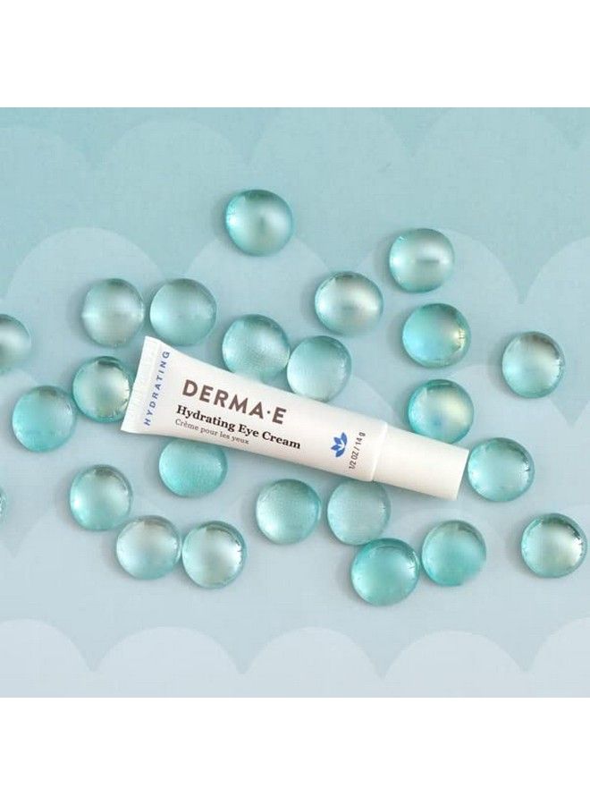 derma-e Hydrating Eye Cream Firming And Lifting Hyaluronic Acid Treatment Under Eye And Upper Eyelid Cream Reduces Puffiness And Appearance Of Fine Lines 0.5 Oz - Image 4