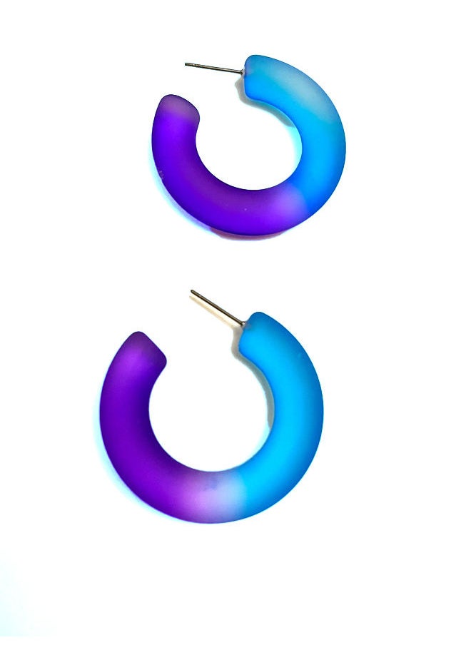 Purple/Blue Semi Circled Earrings - pzsku/Z832C3E3AA32E7E316C99Z/45/_/1692609330/f7d56896-7bd7-4f09-8e56-34d30beab01c