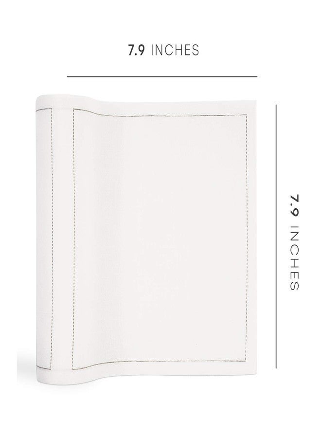 MY DRAP Cotton Luncheon Napkins, Washable and Reusable (25 Napkins, English Green) - Image 3