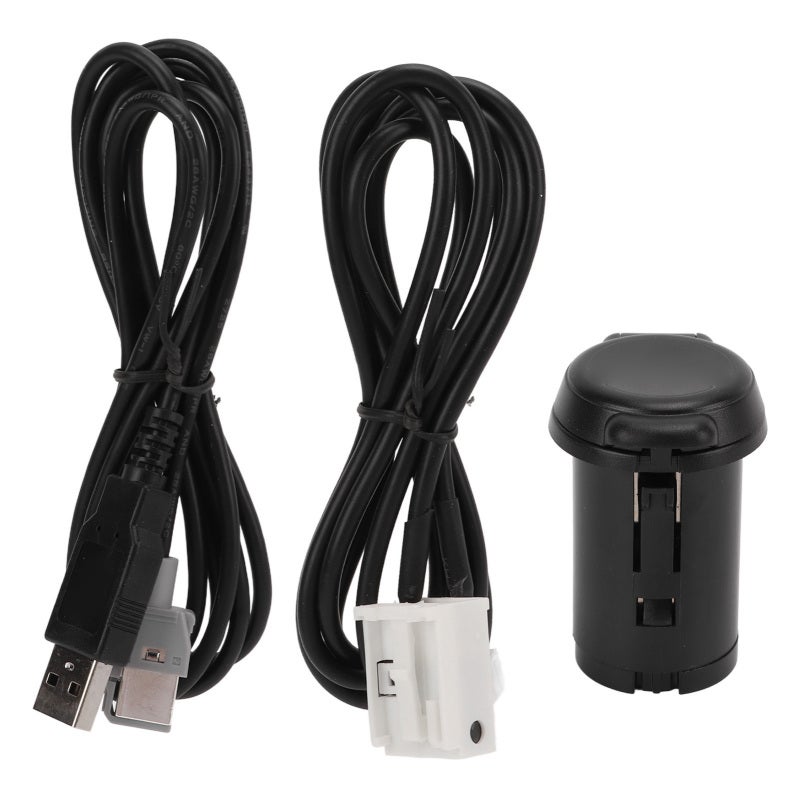 AUX Stereo Adapter USB Plug for Peugeot 207 308 508 Replacement RD9 RD43 RD45 - ABS Material Supporting MP3 WMA WAV Format for Car Stereo Audio Adapter for Driving - Image 1