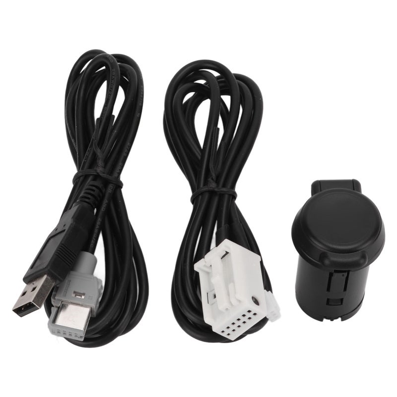 AUX Stereo Adapter USB Plug for Peugeot 207 308 508 Replacement RD9 RD43 RD45 - ABS Material Supporting MP3 WMA WAV Format for Car Stereo Audio Adapter for Driving - Image 2