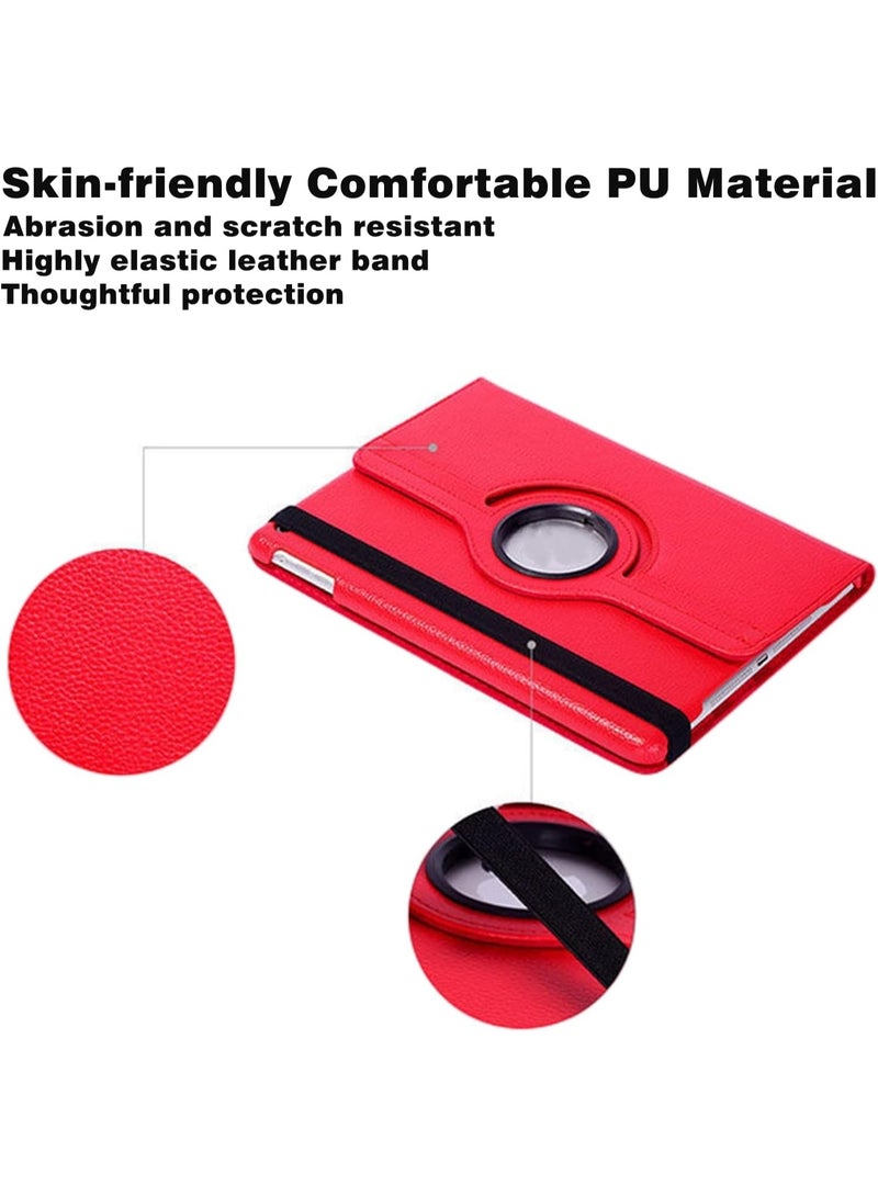 iPad 10.9 case 2020 iPad Air 4 2020 Case, Full Body Protective 360 Degree Rotating Leather Smart Folio Case Auto Wake/Sleep for iPad Air 4th Generation case/iPad 10.9-inch case (RED) - Image 3