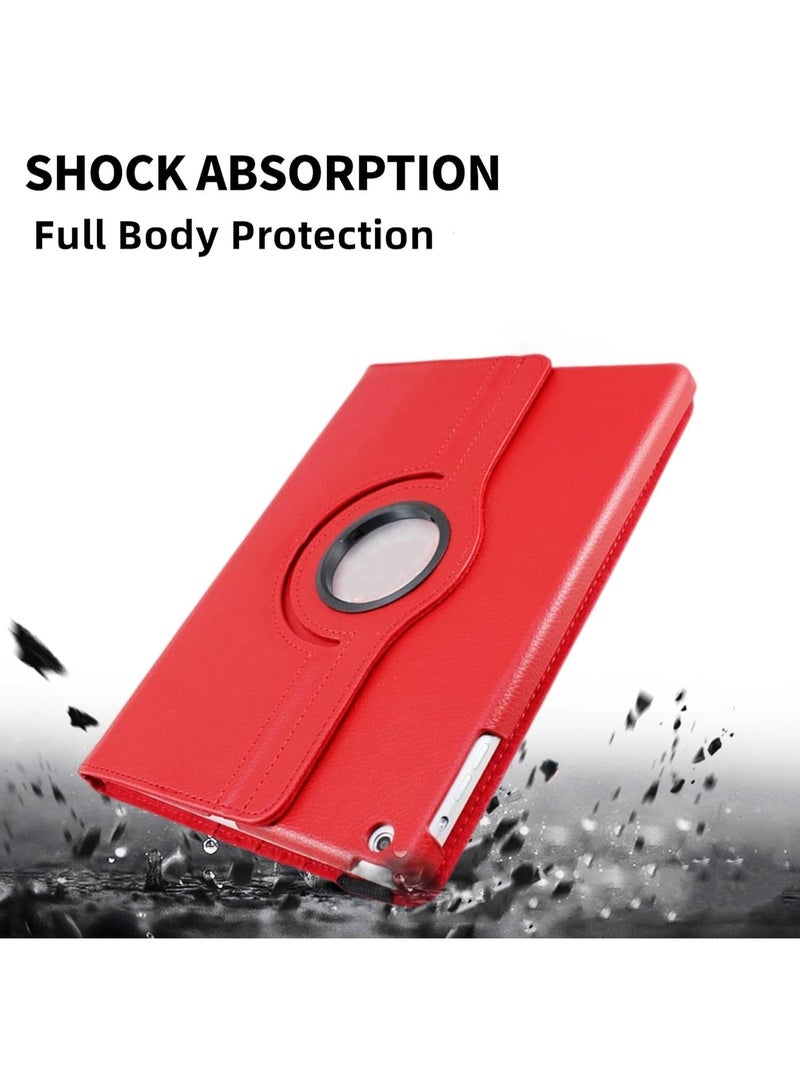 iPad 10.9 case 2020 iPad Air 4 2020 Case, Full Body Protective 360 Degree Rotating Leather Smart Folio Case Auto Wake/Sleep for iPad Air 4th Generation case/iPad 10.9-inch case (RED) - Image 2