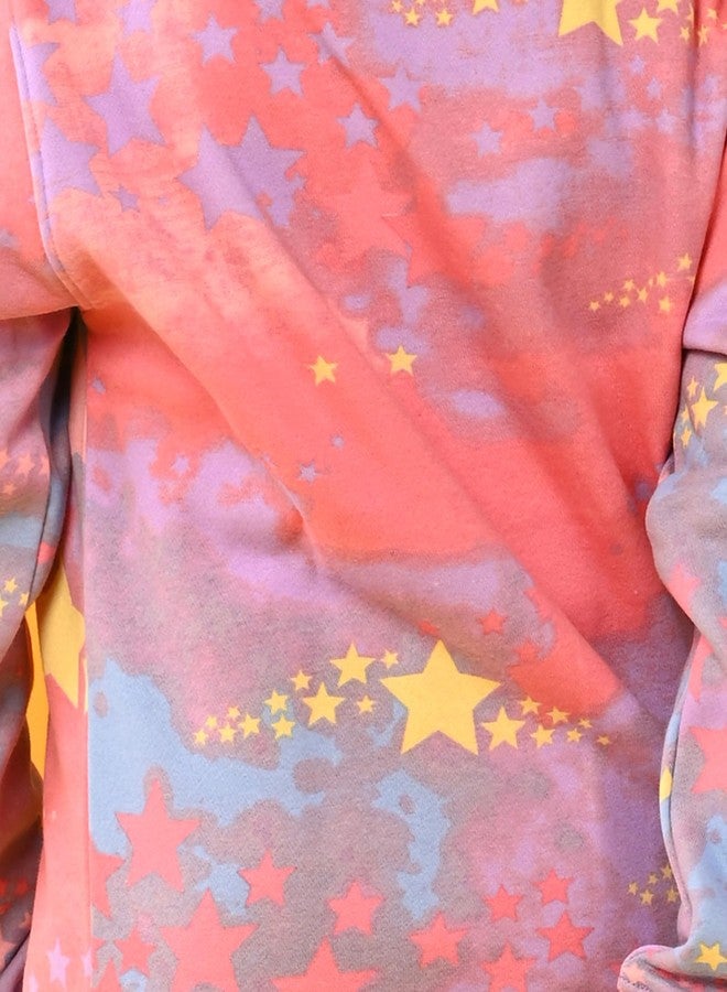 انثريلو بنطال رياضي وبنطال ركض من الصوف للبنات من أنثريلو، بقصة عادية وخصر مطاطي | بنطال رياضي مطبوع مناسب للارتداء اليومي للبنات | بنطال رياضي من الصوف للبنات من ريدي فور ذات - أبيض، مقاس 12-14 سنة - Image 4