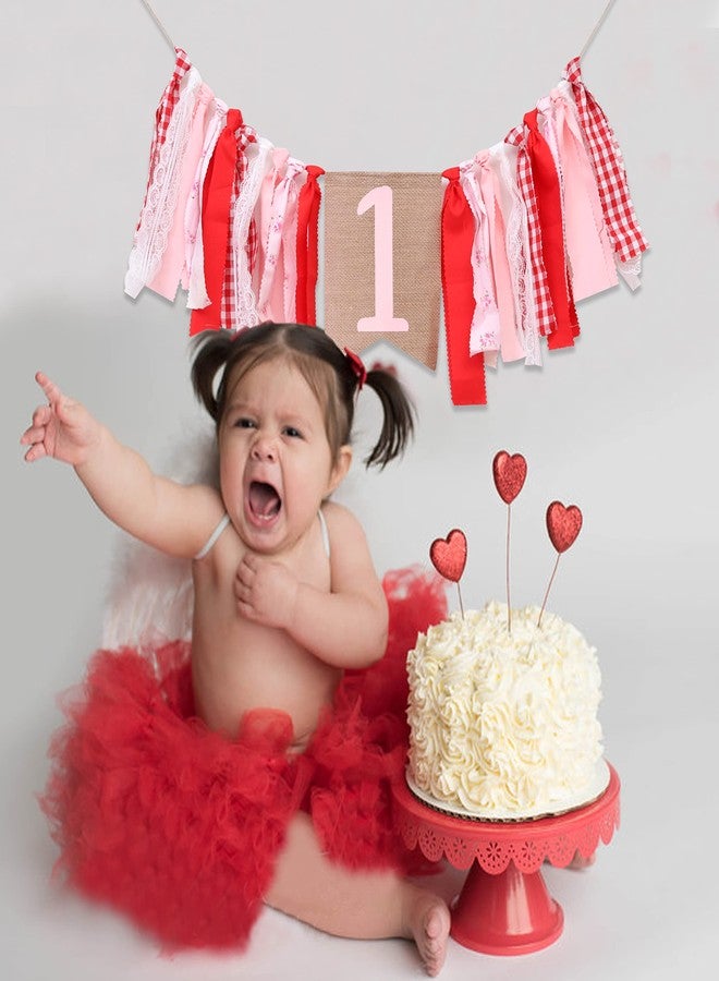 UOAOU High Chair Banner First Birthday Girl Highchair Banner 1st Birthday Girl，one Banner 1st Birthday Girl，one High Chair Banner Girl，first Birthday High Chair Banner，first Birthday Photo Banner Party - Image 4