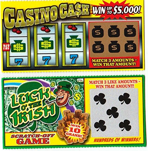 Ja-Ru JARU Fake Lottery Ticket Scratch Tickets 5 Tickets 1 Pack Pranking Toys for Friend and Family Scratcher Jokes and Gag Winning Tickets Surprise 1381E - Image 5