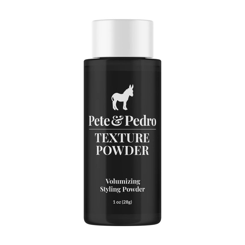 Pete & Pedro TEXTURE POWDER - Texturizing and Volumizing Styling Powder For Men & Women | Adds Mega Volume & Texture, Matte Finish, Root Lifting & Restyleable Hold | As Seen on Shark Tank, 1 oz. - Image 1