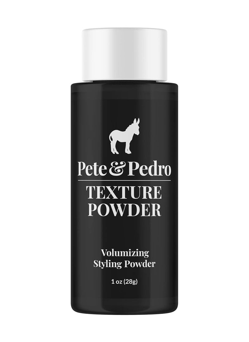 Pete & Pedro - Pete & Pedro TEXTURE POWDER - Texturizing and Volumizing Styling Powder For Men & Women | Adds Mega Volume & Texture, Matte Finish, Root Lifting & Restyleable Hold | As Seen on Shark Tank, 1 oz. - Image 1